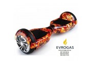 Гироборд Smart Balance Wheel 6.5" (Тао-Тао, Самобаланс) до 20км/ч. Белый, Граффити 