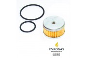 Фильтр к редуктору Tomasetto с уплотнительными резинками, Certools, (22*35,5*16) (RGAT2070) 